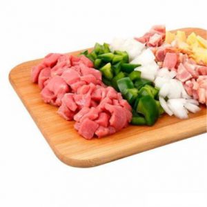 FAJITAS CON PIMIENTO Y CEBOLLA